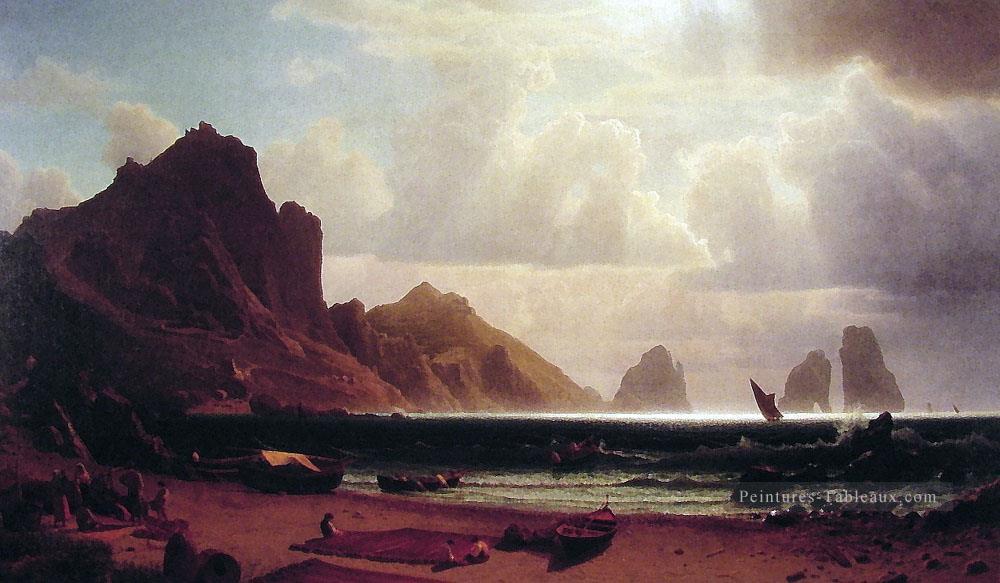 La Marina Piccola Albert Bierstadt paysage Peintures à l'huile